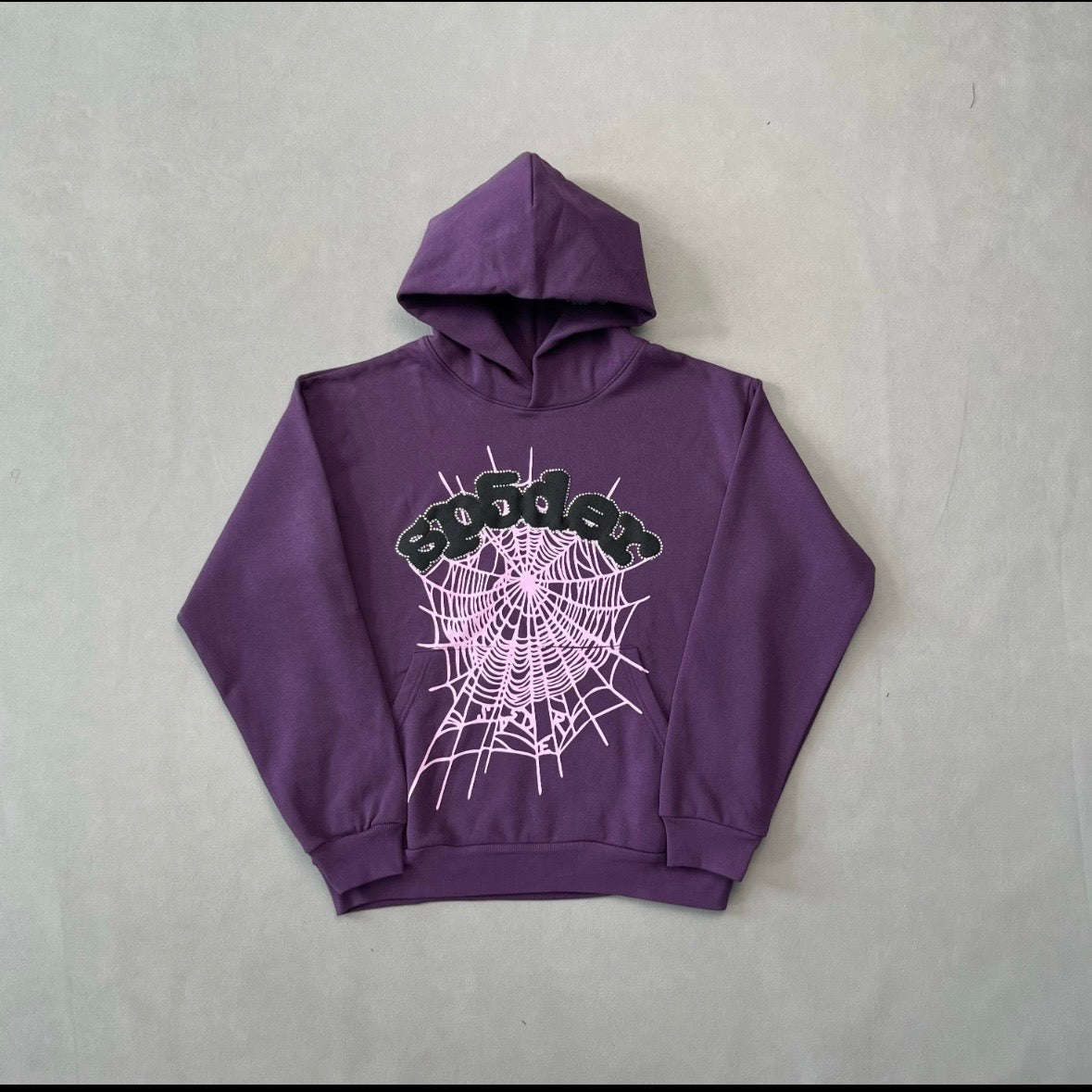 Sp5der Web Hoodie Purple REP 1:1