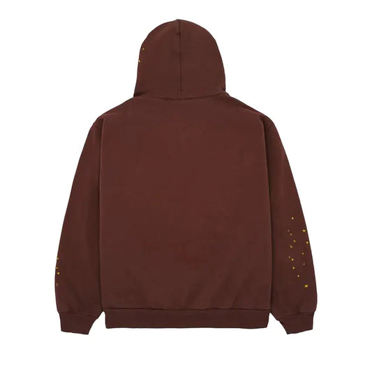 Sp5der Web Hoodie Brown REP 1:1