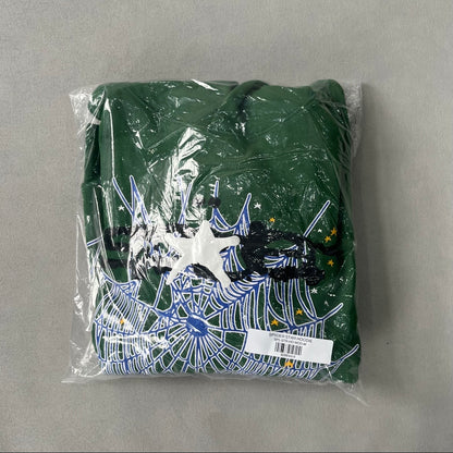 Sp5der Web Hoodie Hunter Green REP 1:1