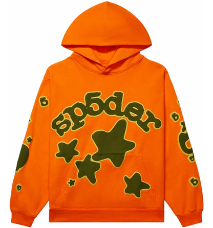 Sp5der Beluga Hoodie Orange REP 1:1